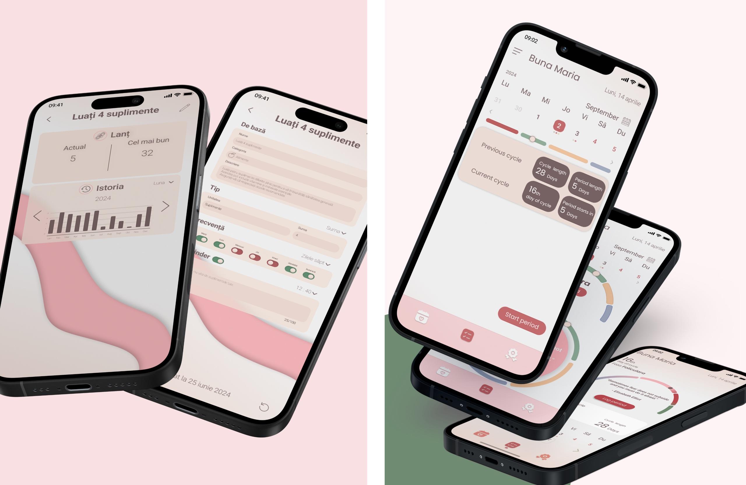 FemTech — Cycle & Habit Tracking App
