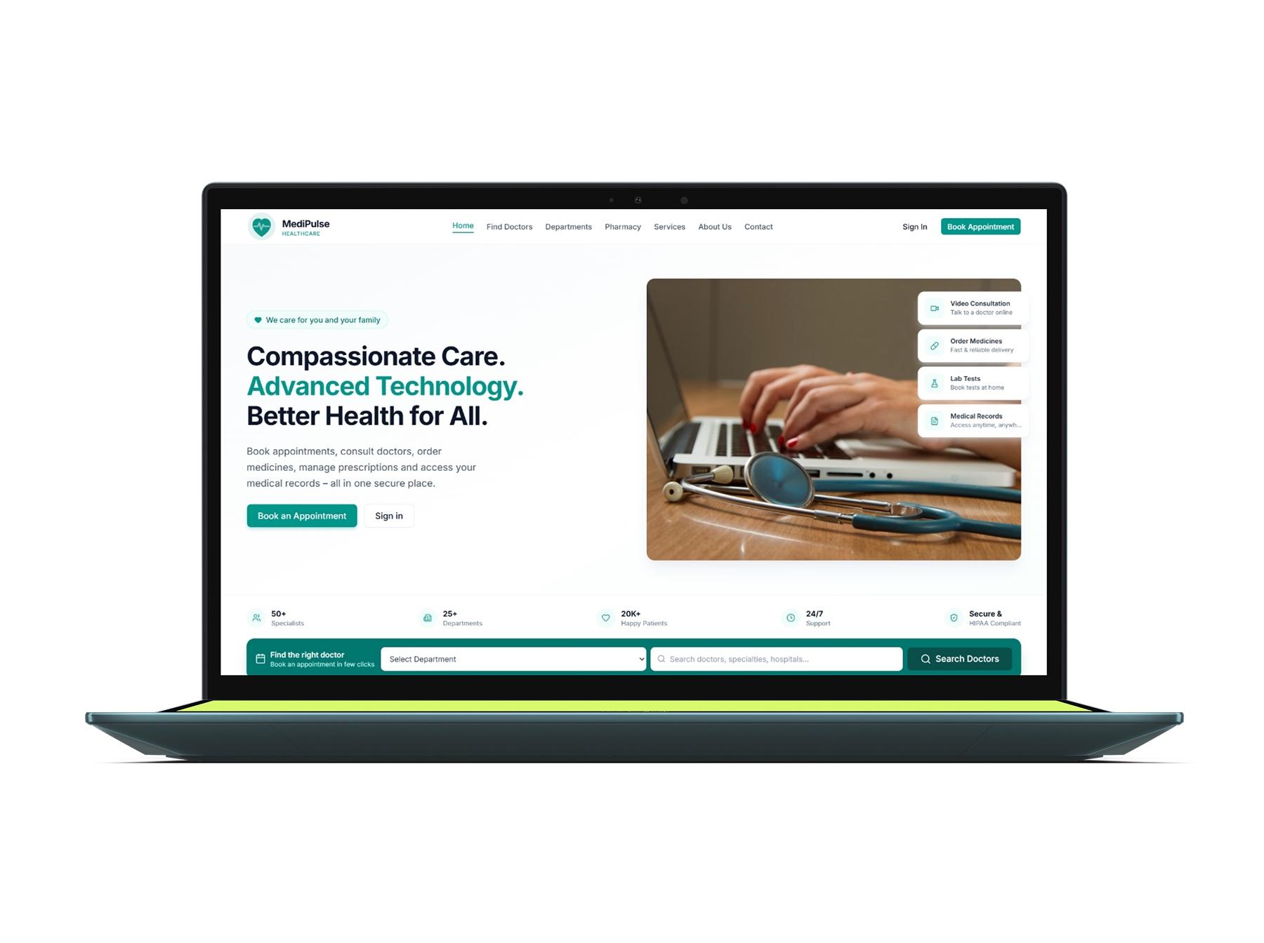 Healthcare — Integrated Care & Pharmacy Platform, developed features