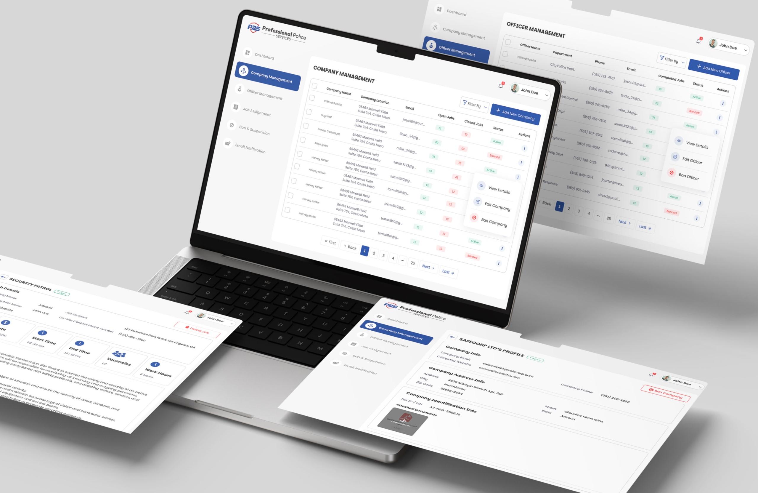 Workforce Management — Security Staffing Operations, solution