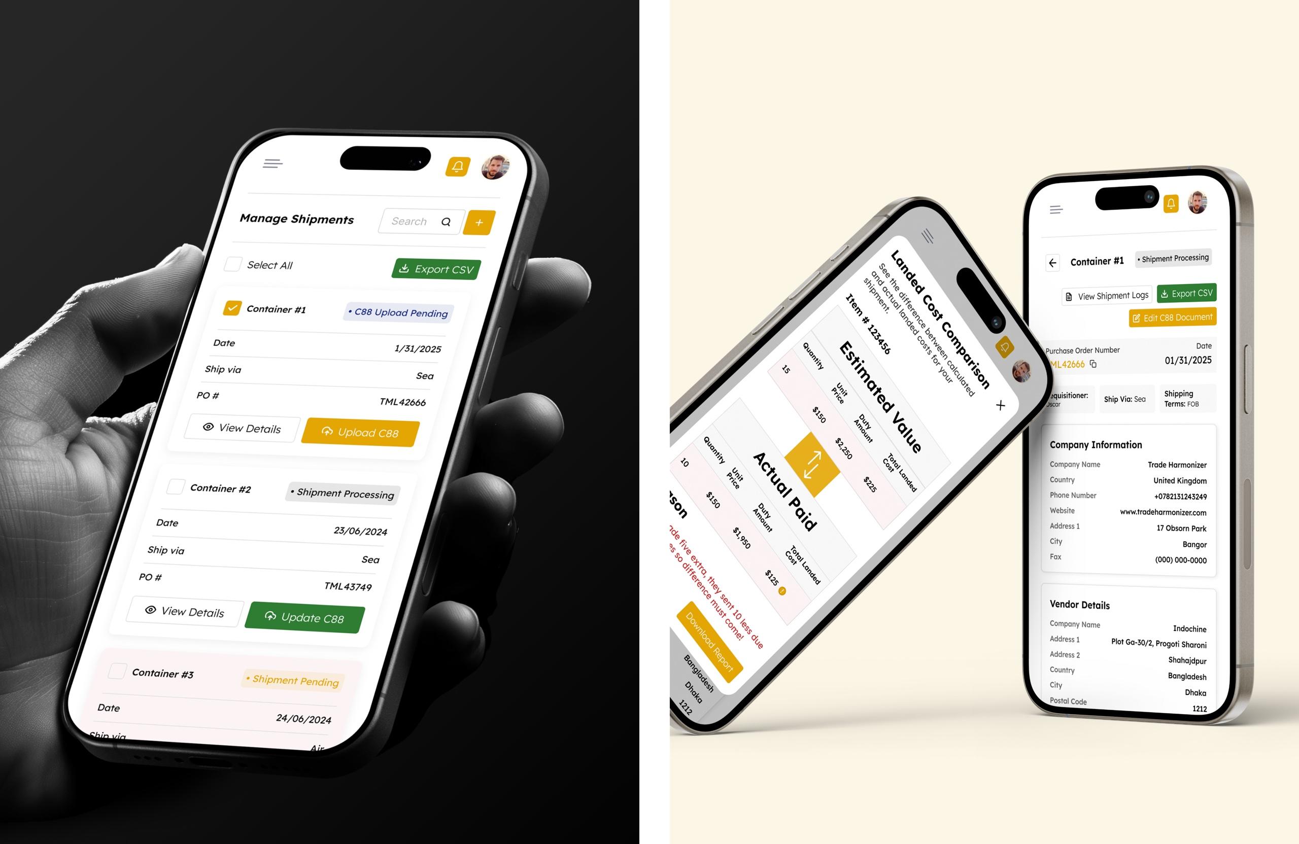 Logistics & Warehouse — Trade Compliance Platform