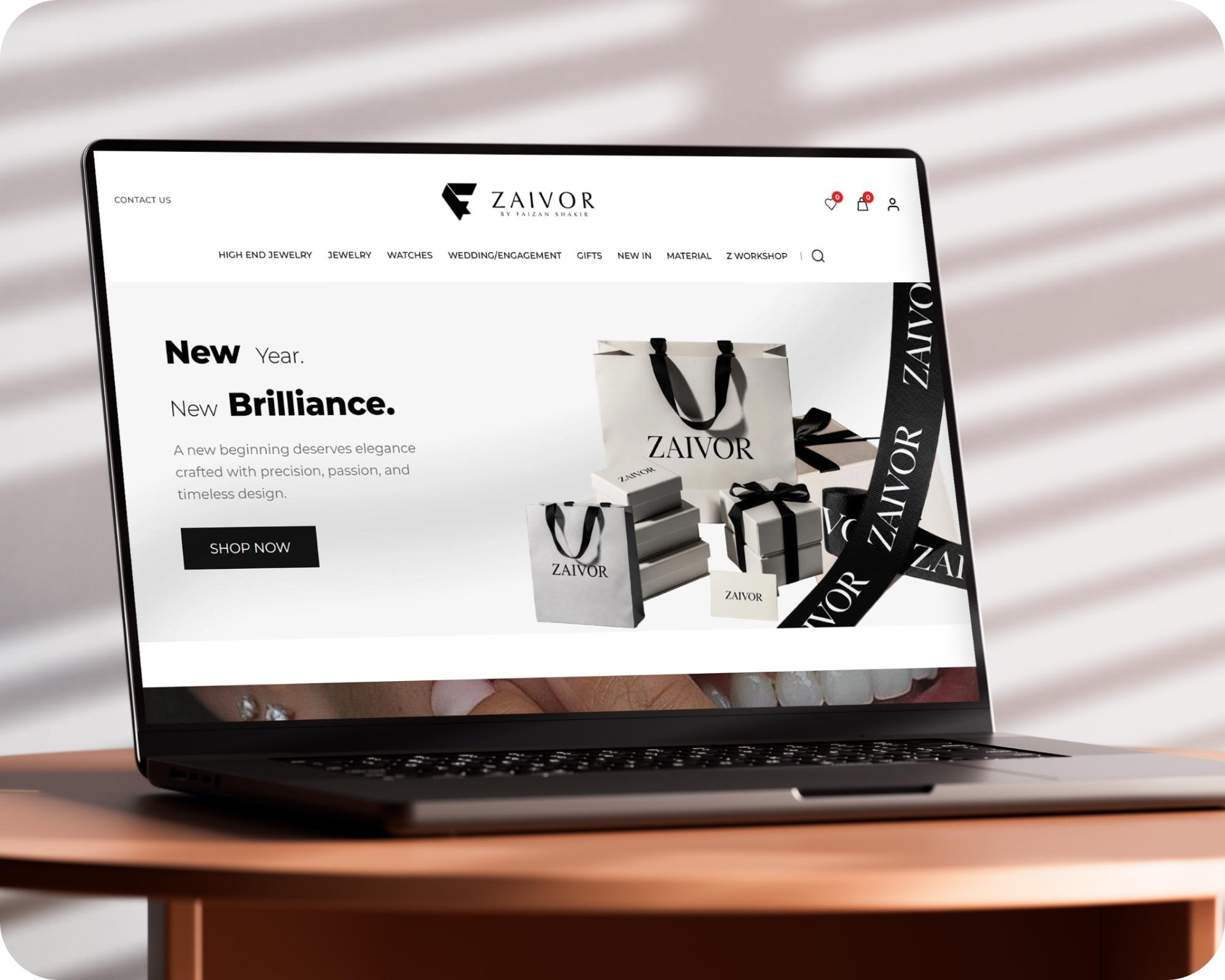 e-Commerce — Fine Jewellery Storefront