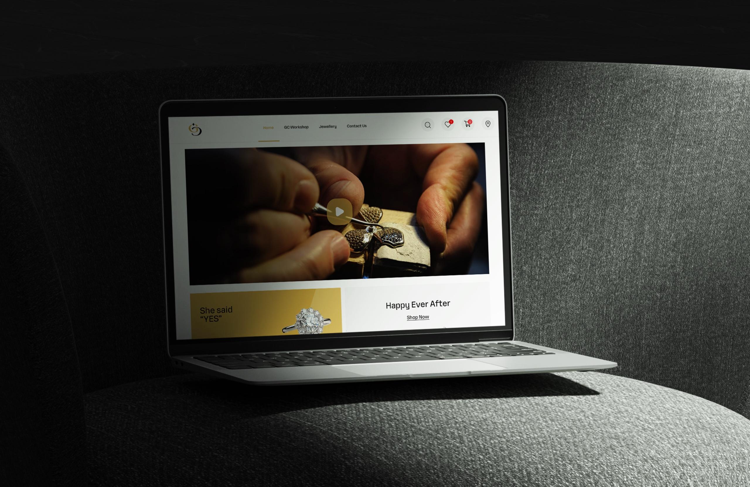 e-Commerce — Made-to-Order Jewellery Storefront, solution